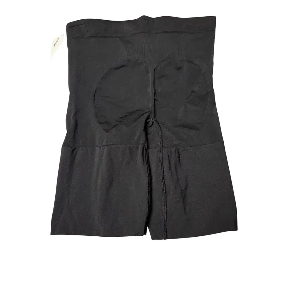 SPANX NWT Mid Thigh Short Very Black Sz S Stretch Everyday Breathable Whimsygoth